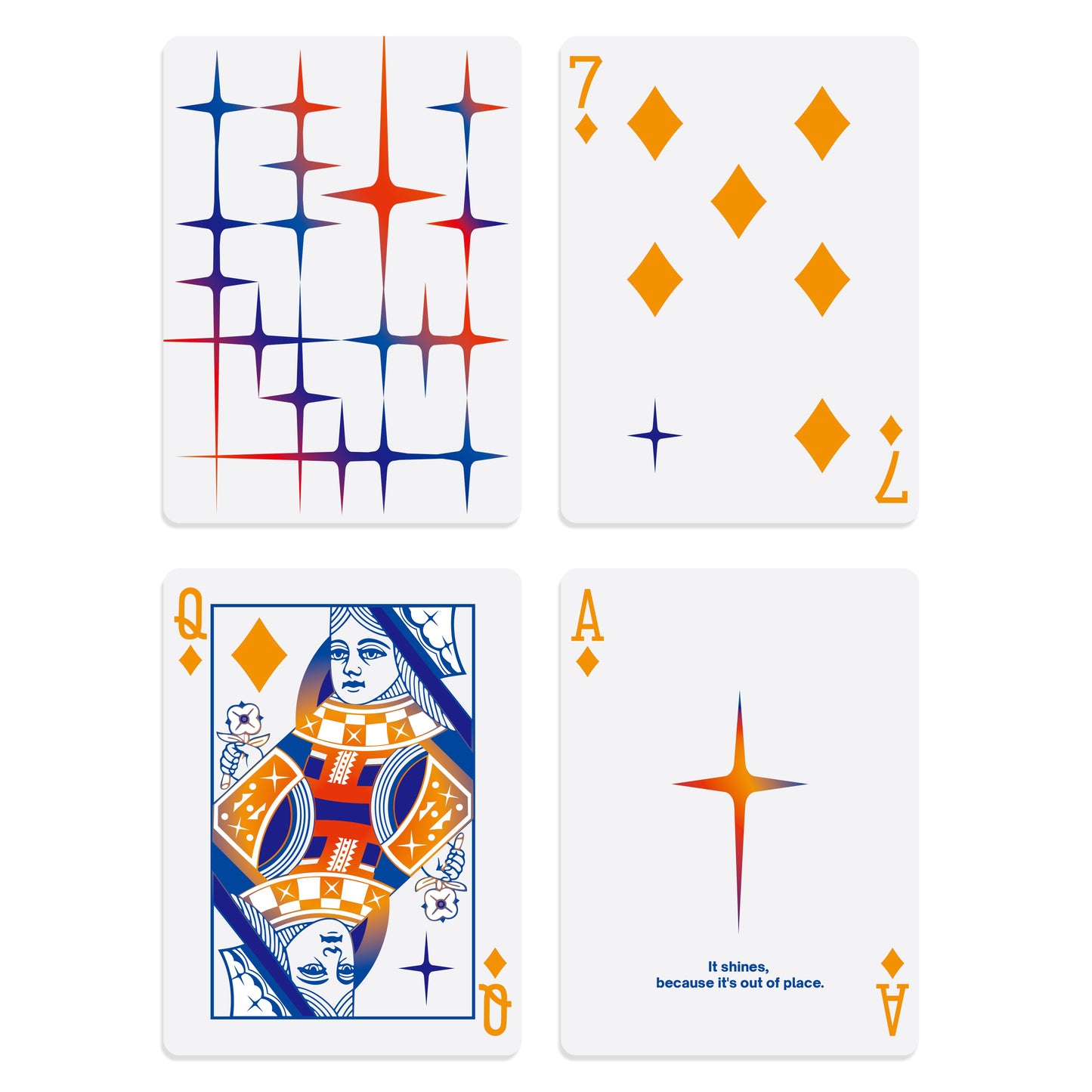 SPARKLING PLAYING CARDS